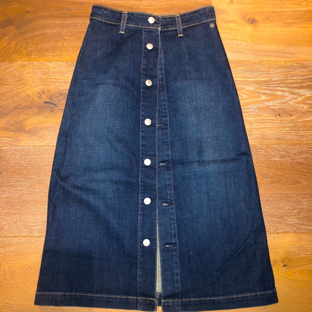 Alexa Chung by AG denim pencil skirt